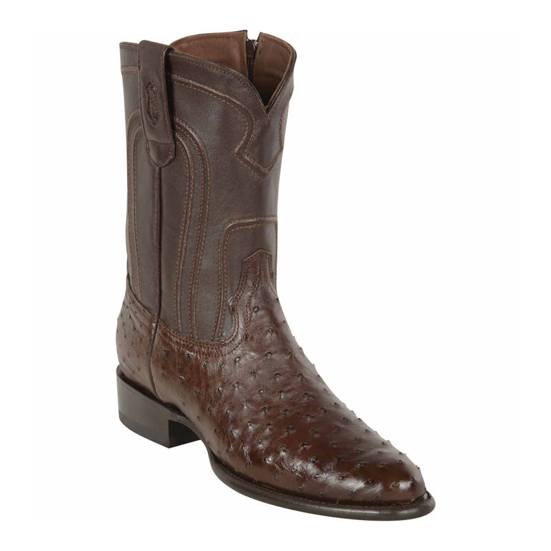 Los Altos Boots Original Ostrich Roper Toe Boots 69Z0307