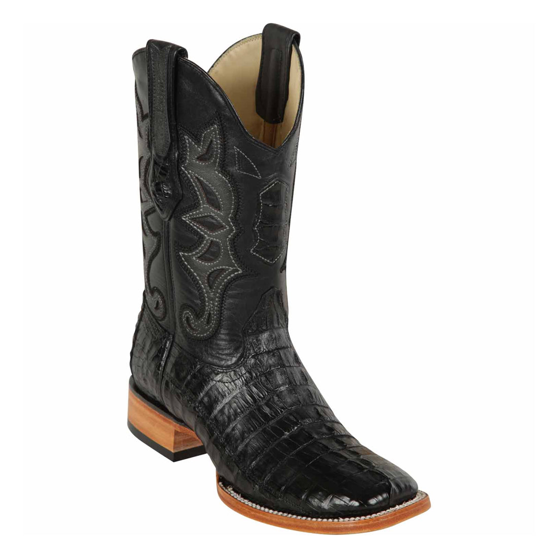 Men's King Exotic Caiman Tail Wide Square Toe Boot 48220105