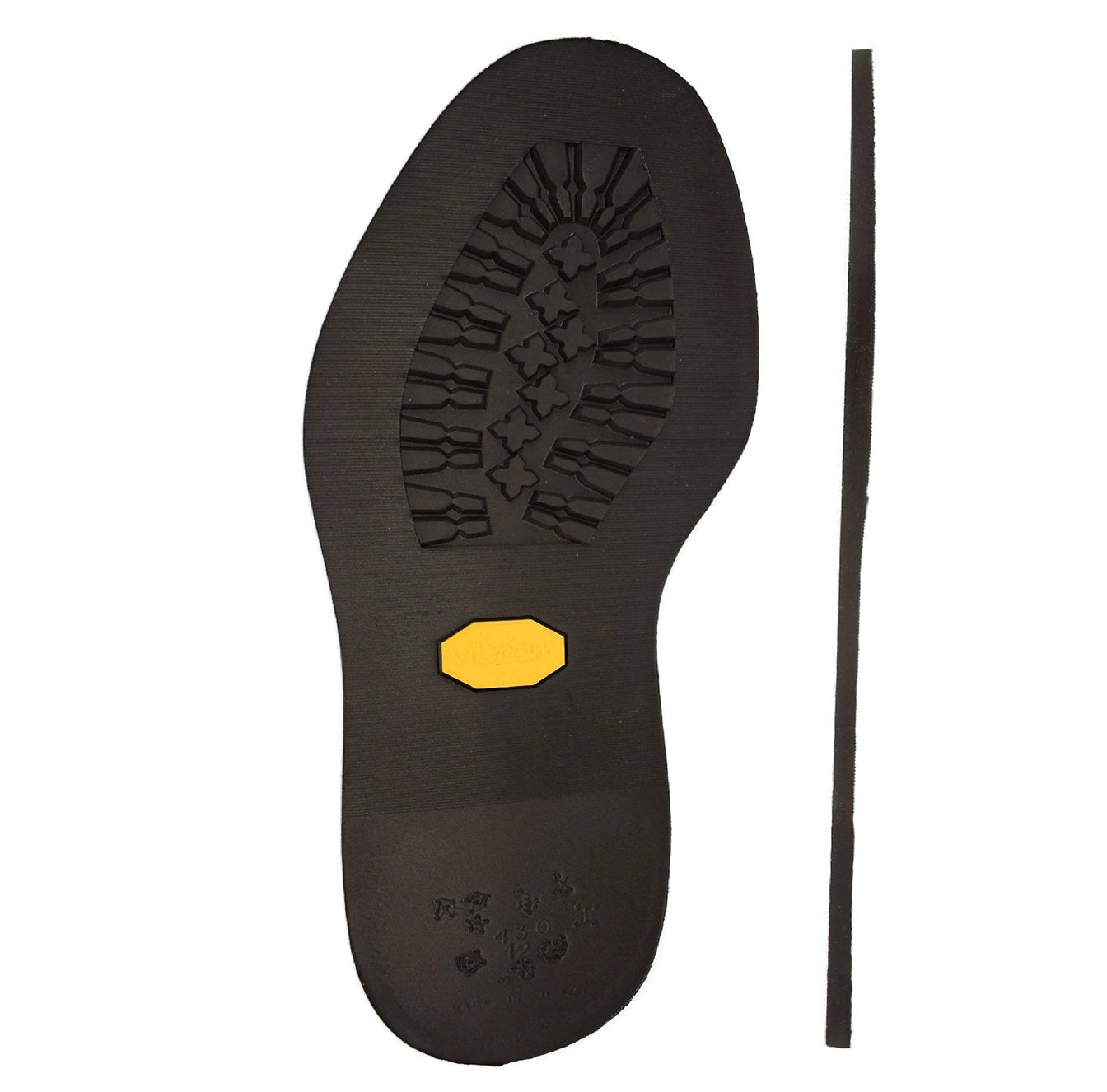 Vibram #430 Oil-Resisting  Full Sole 14 Iron - One Pair