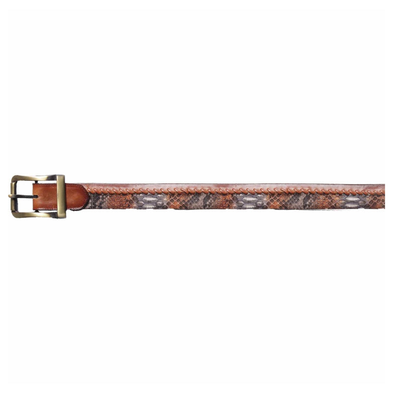 Men's Los altos Boots Original Python Skin Casual Belt C235788