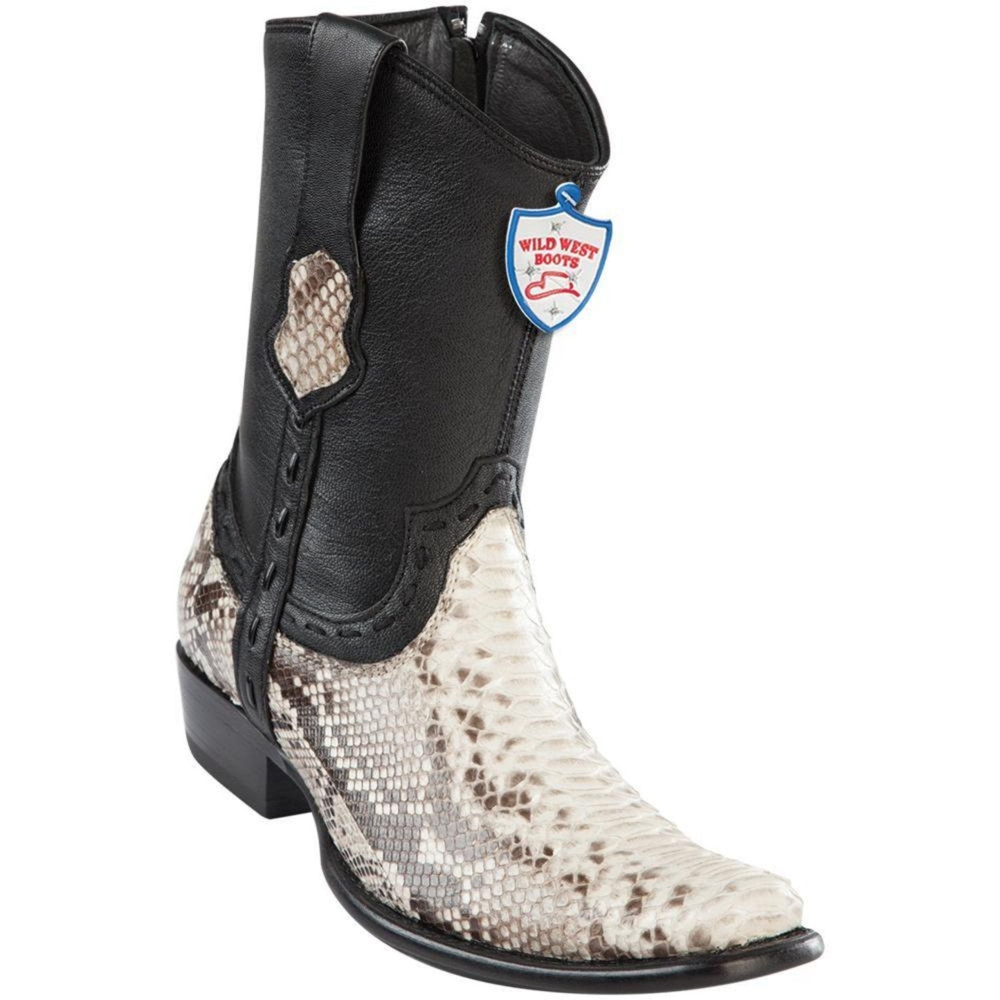 Wild West Boots #279B5749 Men's | Color Natural | Men’s Wild West Python Boots Dubai Toe Handcrafted