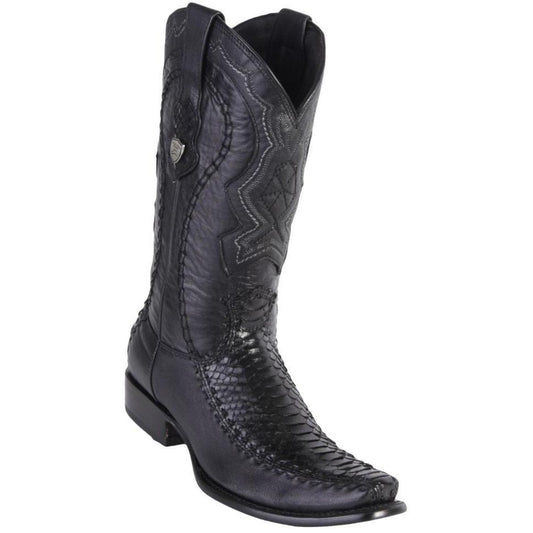 Wild West Boots #279F5705 Men's | Color Black | Men’s Wild West Python Boots Dubai Toe Handcrafted