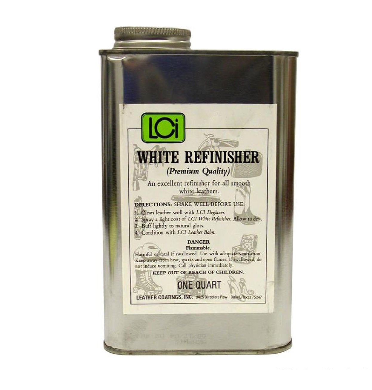 LCI White Refinisher 1 (Quart) #LCIQTWR