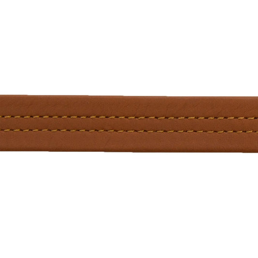 Mid-Stitch Purse Strap 5/8  #630  Saddle Tan Double - Fold (#27624) -1 YD